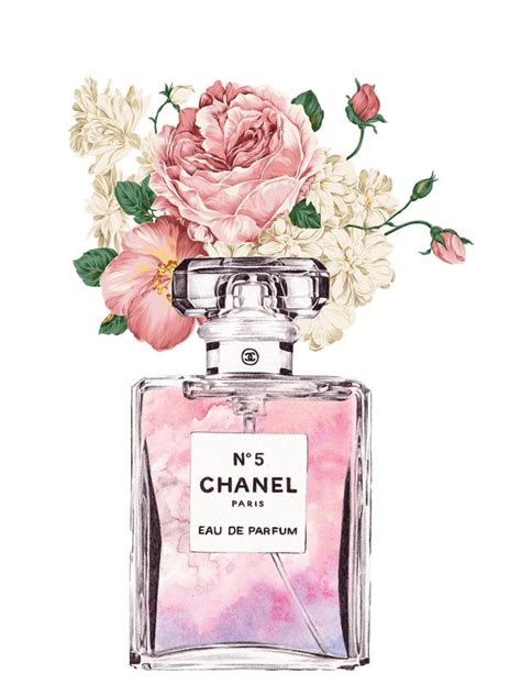 custome printed chanel perfume|free printable Chanel wall art.